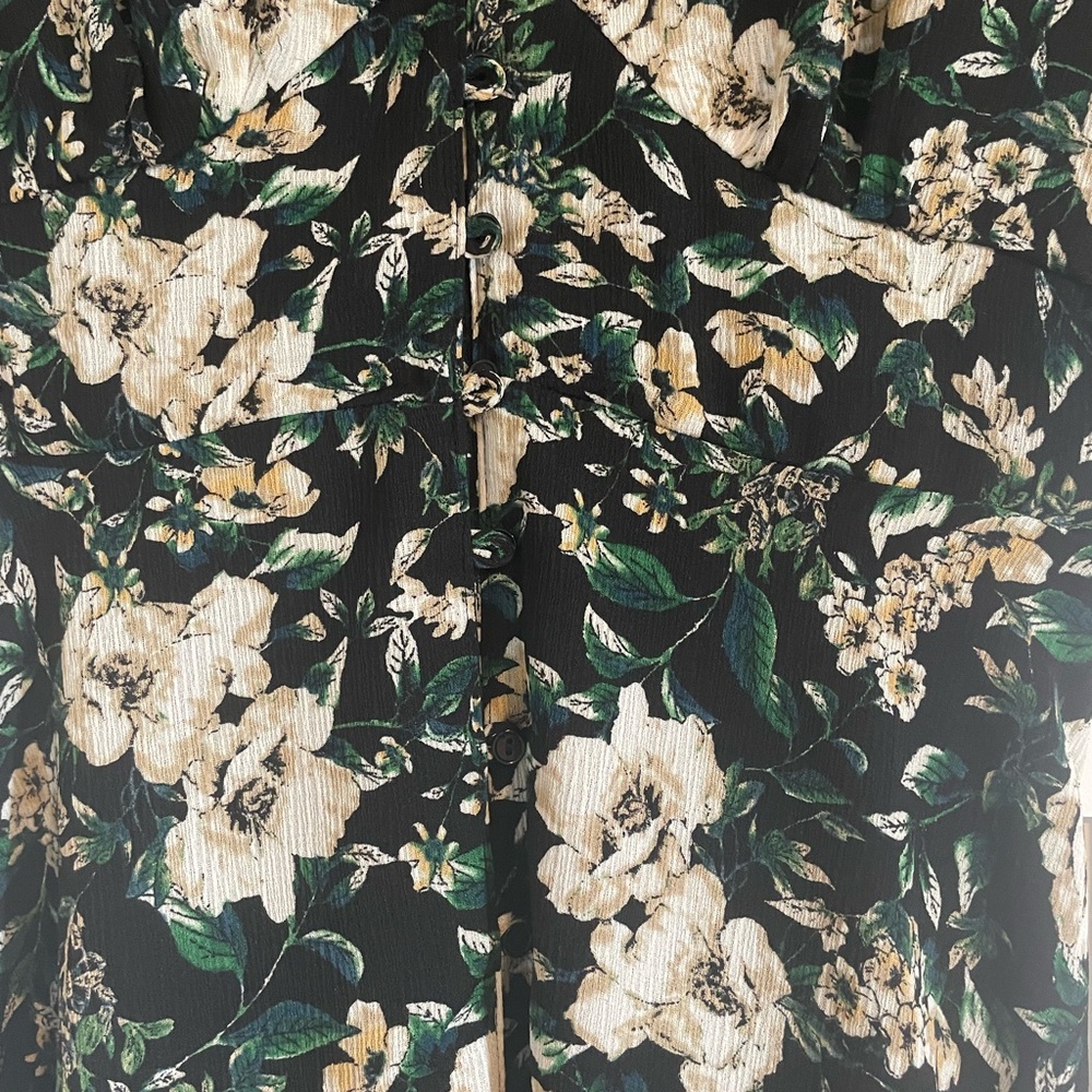 Astr The Label Button Front Midi Dress - image 3